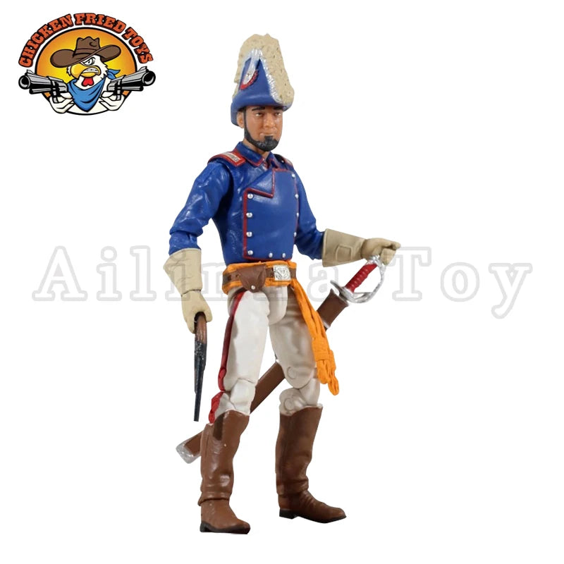 Chicken Fried Toys 1/18 3.75inch Action Figure Dime Novel Legends EL General Sargento Centinela Collection For Gift