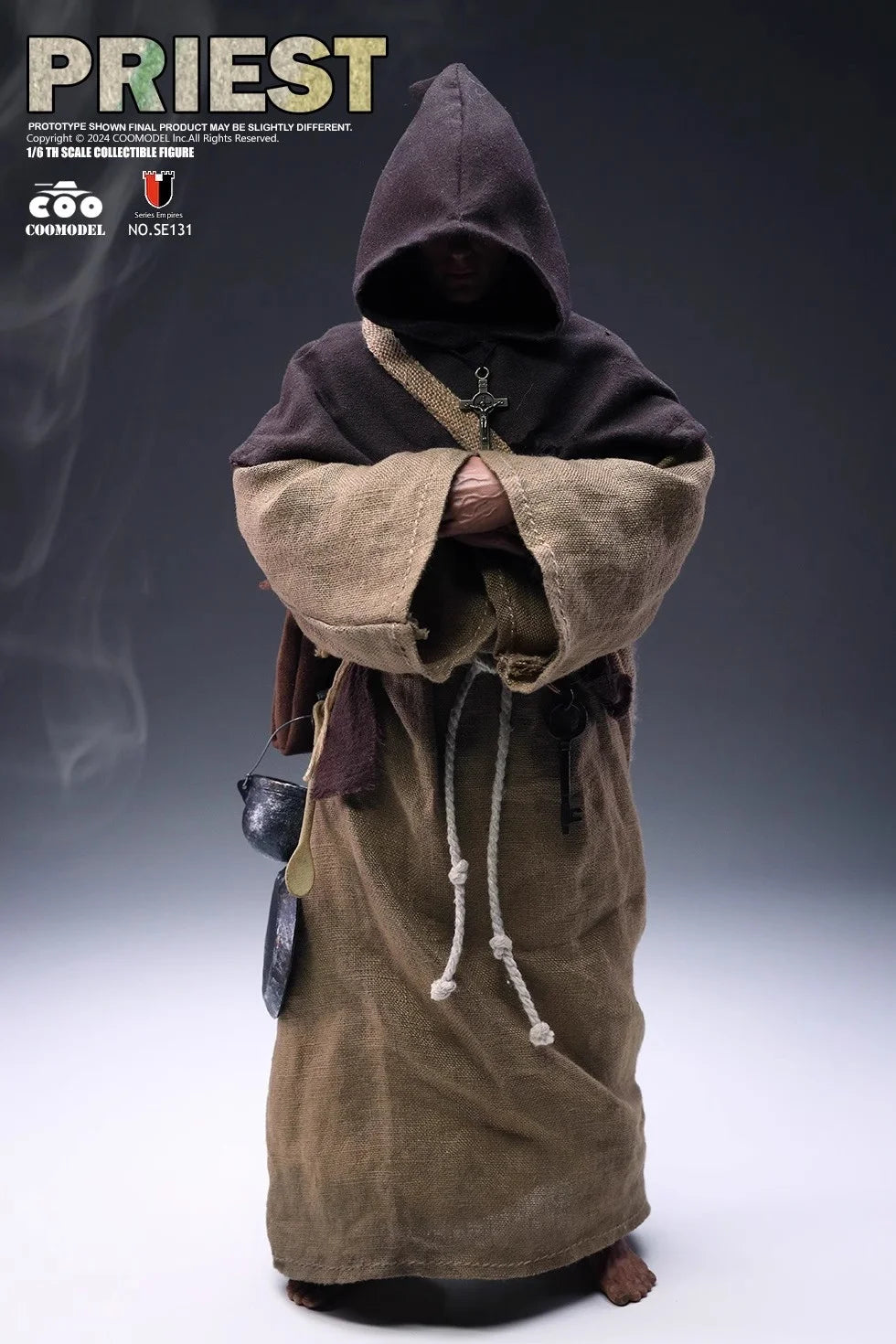 COOMODEL SE131 1/6 Empire Series Medieval Priest Action Figure