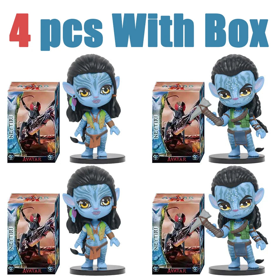 Avatar 2 Neytiri & Jake Sully PVC Figure Model Small Statues Collectibles Desktop Decorations Doll Models Decorations Gifts