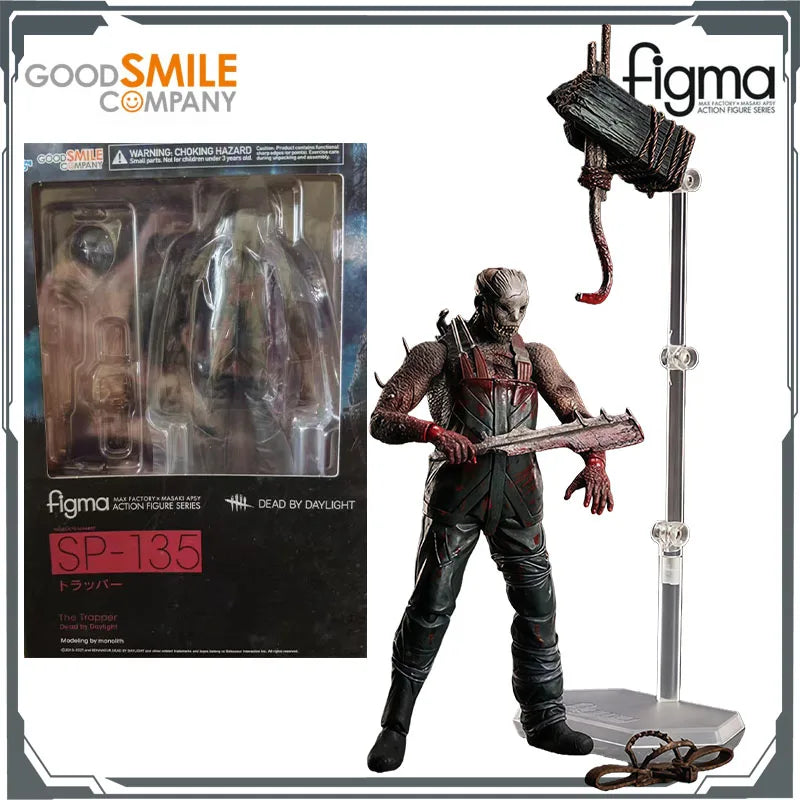 GSC Original SP-135 Figma Trapper 155mm Anime Action Figures Toys for Boys Christmas Gift Collectible Model Ornaments
