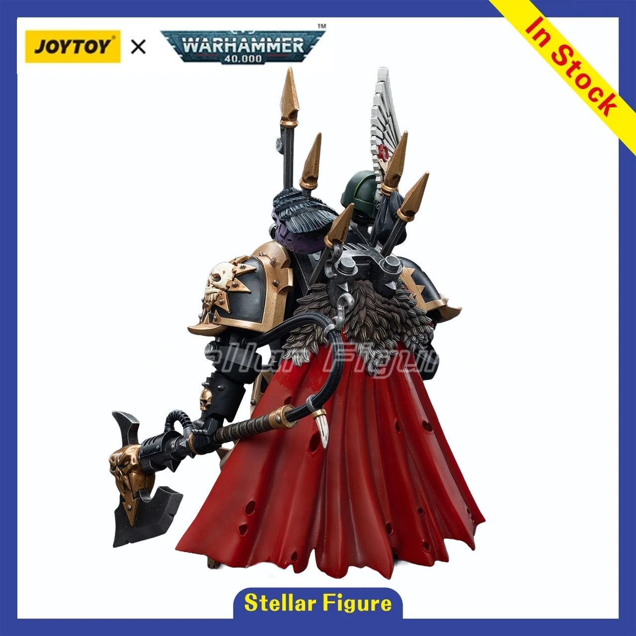 【SF】JOYTOY 1/18 Action Figure Chaos Space Marines Black Legion Chaos Lord in Terminator Armour Model Gifts Collection Ornaments