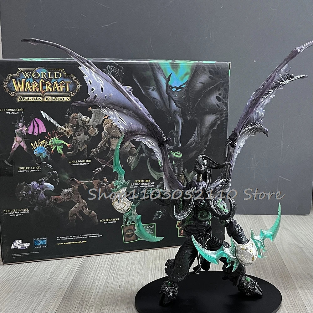 WOW Игра Fall of The Lich King Arthas Illidan Stormrage Фигура Demon Form Series Екшън Фигурка Модел Играчки Кукла Подаръци за Рожден Ден