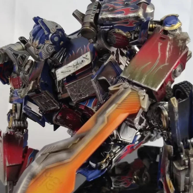 TOTOTOY BMB Custom Painted LS03 Battle Damaged Version Transformation Masterpiece OP Commander Action Figure Movie Model Car Toy