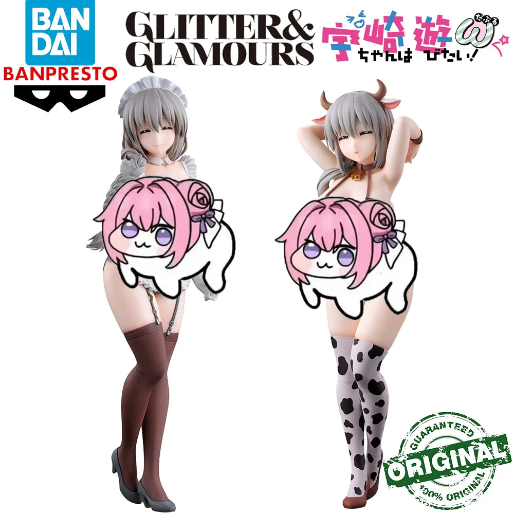 Auf Lager Original Bandai Banpresto Glitter &amp; Glamours Uzaki-Chan will abhängen! Uzaki Tsuki Animation Kawaii Milf Figuren