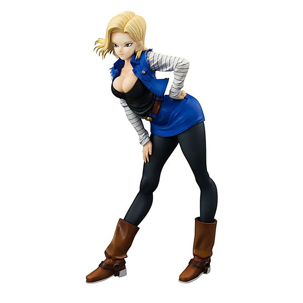 100% Original in Stock MegaHouse Dragon Ball Gals Dragon Ball Z Android 18 Model Toys Anime Figure Collection Series Model Toys