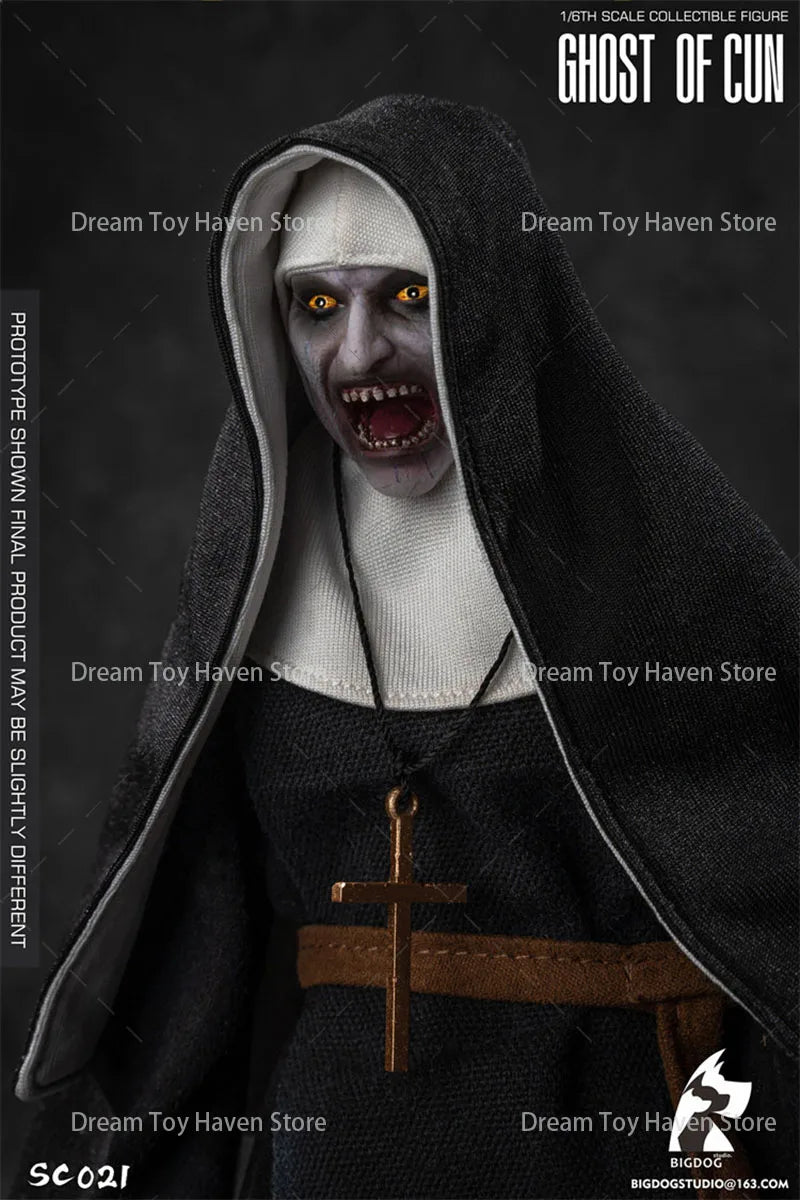 BIGDOG STUDIO SC021 1/6 Women Soldier Evil Spirit Monastery Nun Full Set 12Inch Action Figure Model Collectible Gift