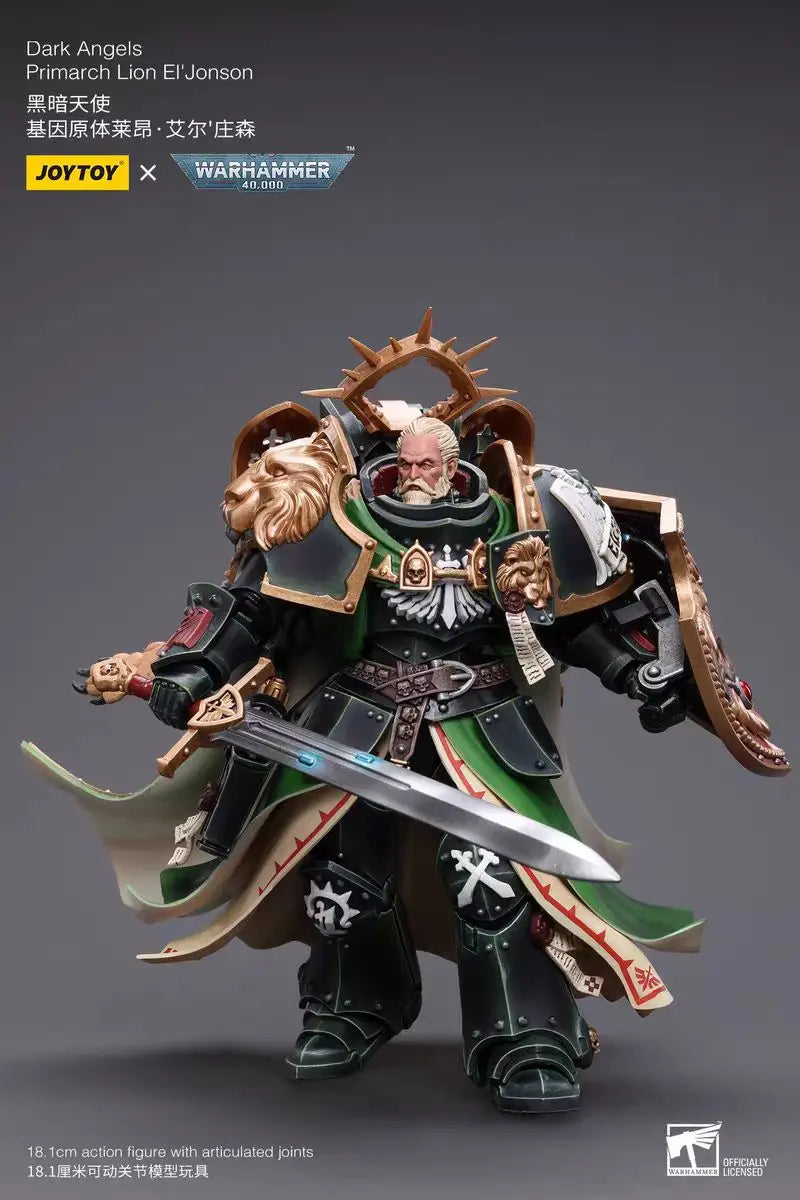 【MT】JOYTOY Warhammer 40K Dark Angels Primarch Lion El Jonson 1/18 Action Figure Toy Collection Model