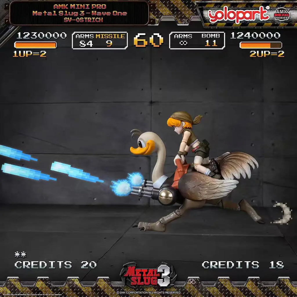 【In Stock】YOLOPARK AMK MINI PRO Q Version Metal Slug 3 Volume 1 Figure Model Toy