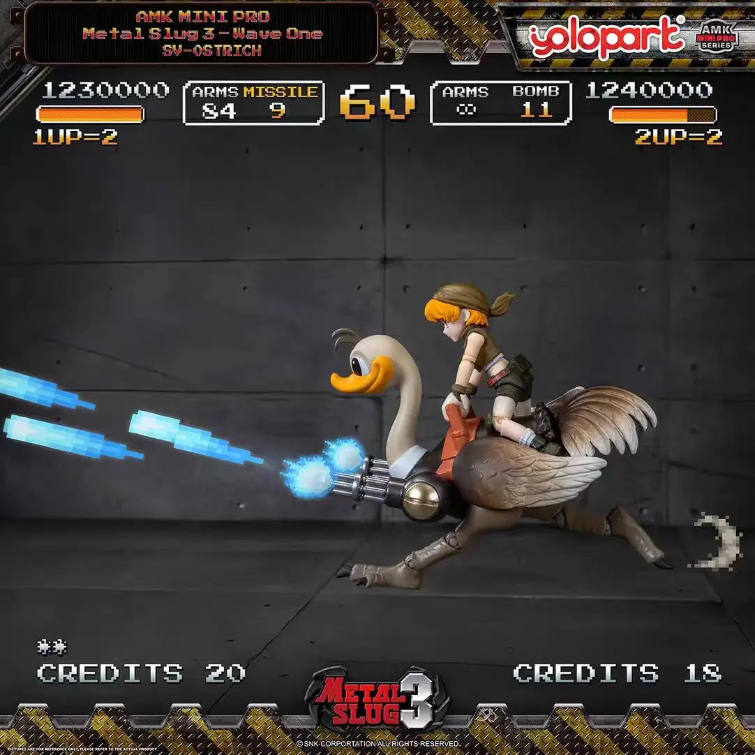 【In Stock】YOLOPARK AMK MINI PRO Q Version Metal Slug 3 Volume 1 Figure Model Toy