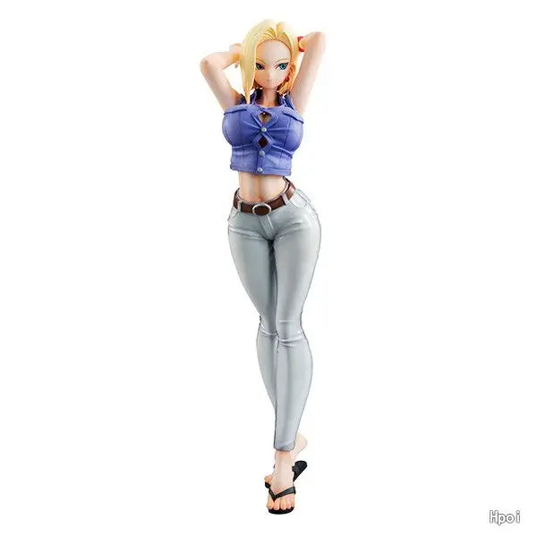 【UA】 MegaHouse Dragon Ball Gals Dragon Ball Z Artificial World No. 18 Ver. III Figures Models Toys Gifts
