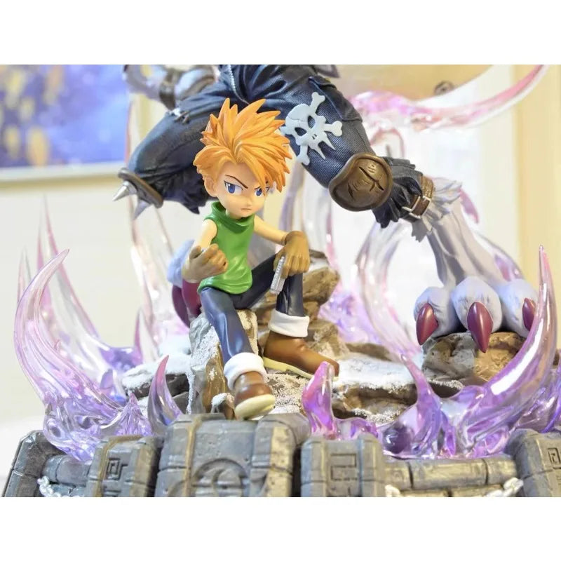 Original Pokemon Action Figure Ash Ketchum Garurumon Can Glow Model Desktop Ornament Decorations Holiday Gift Children Toys