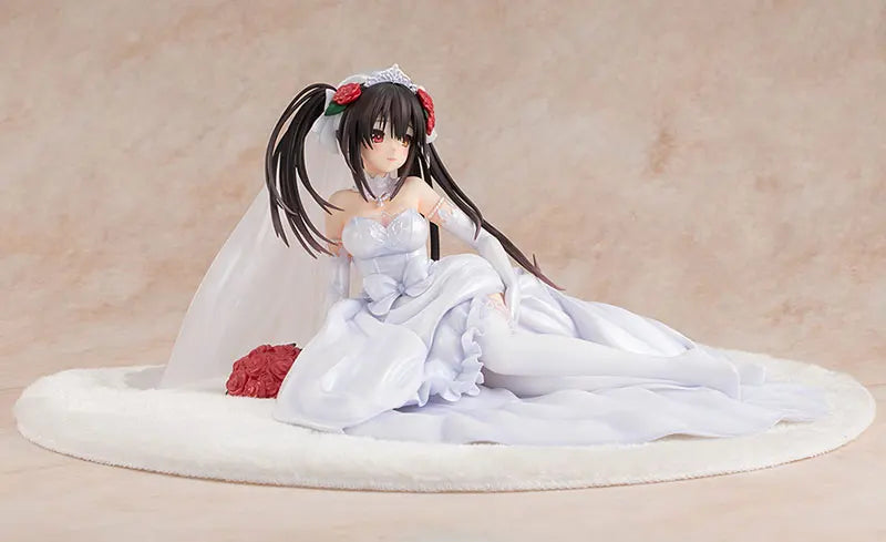 13cm KDcolle Date A Live Kurumi Tokisaki Wedding Dress Anime Figure Date A Bullet Yatogami Tohka Action Figure Model Doll Toys