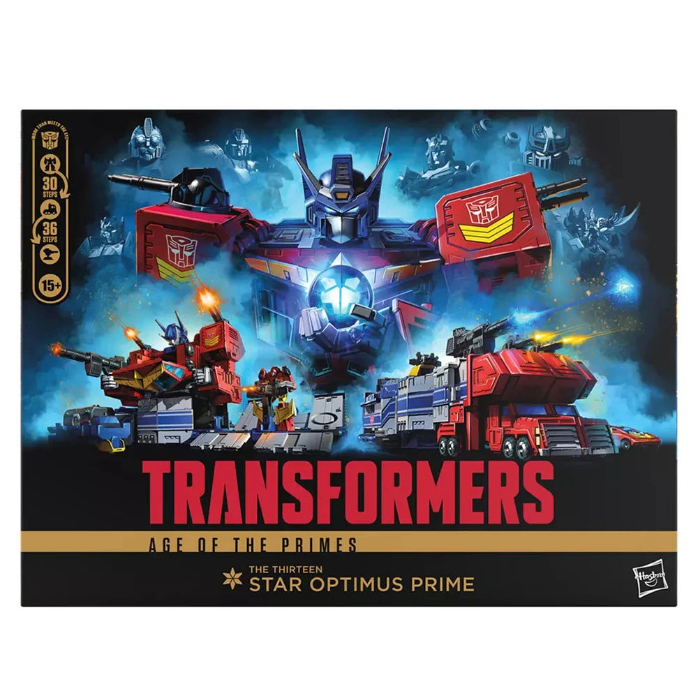 [In-Stock] Hasbro Transformers Age of the Primes The Thirteen Star Optimus Prime Great 38cm Titan Class Action Figure Model Toys