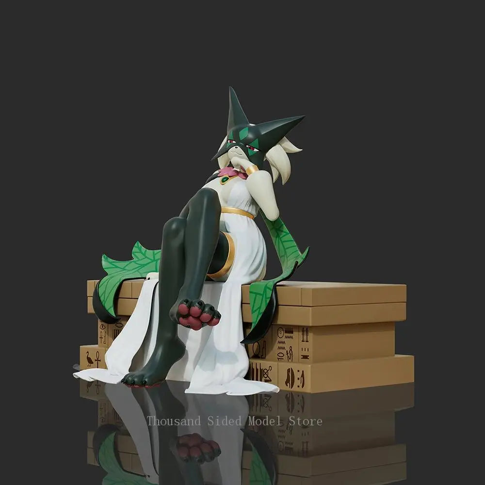 IN Stock IDPLAYER Pokemon Egyptian Dancer Meowscarada 1/8 Scale GK Model Toys Original Kawaii Anime Figure Collection Ornaments