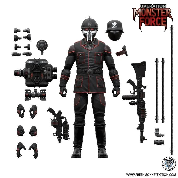 1/12 Fresh Monkey Fiction Declan Van Helsing Forgotten King Action Figure Operation: Monster Force Bbts Exclusive Model Toys