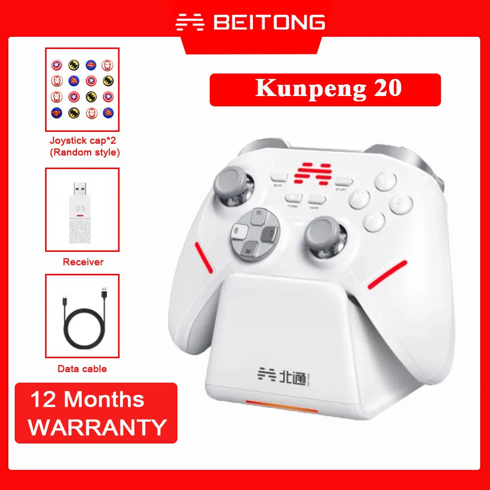 BEITONG Kunpeng 20 40 KP20 KP40 Wireless Game Controller TMR Joysticks Hall Effect Triggers Gamepad for PC/Switch/IOS/Android