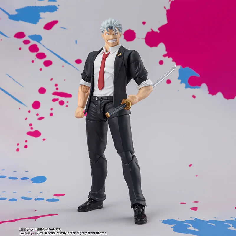 Original box Bandai SHF S.H.Figuarts  ANDY AND FUKO IZUMO action Figure Finished Model Anime Action Toy Gifts for kids In shock