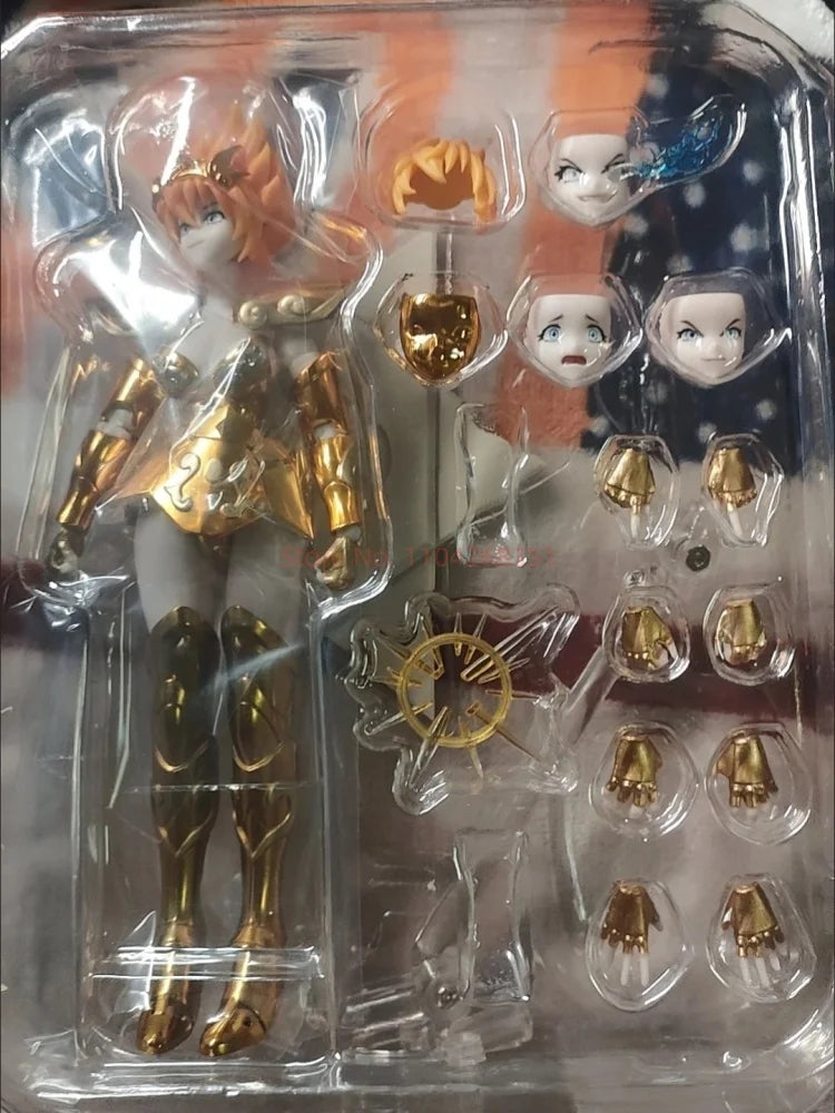 In-Stock Great Toys Saint Seiya Myth Cloth EX Holy Contract Female Leo Sandy Action Figure Knights of Zodiac GT Toys Gifts