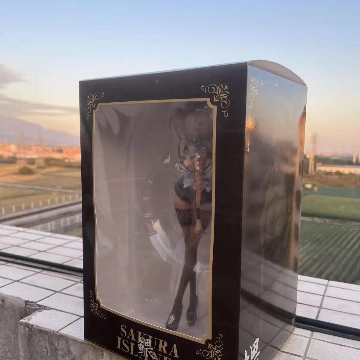 Hot 31cm Owari Azur Lane Owari Shimmering Forsythia Ver 1/7 Figure Girls Toy Anime Pvc Action Figure Toy Game Collectible Doll