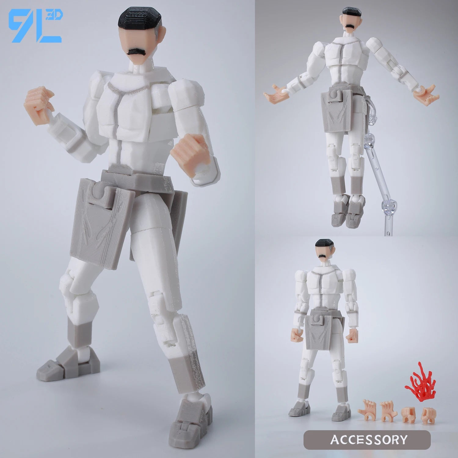 9L3D Dummy13 Unbesiegbarer Omni-Man-Verrat Anime Mehrgelenk-Shapeshift-Spielzeug Kampf-Actionfiguren Freundgeschenk Lucky Titan13