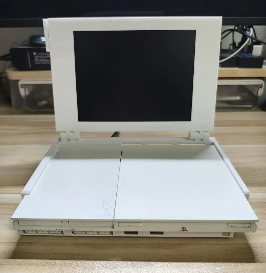 8 Inch P S2 Retro Arcade Game Console Portable Display Mini Monitor With Stereo For P S2 Pl aystastion SUPPORT P S2 ALL SERIES