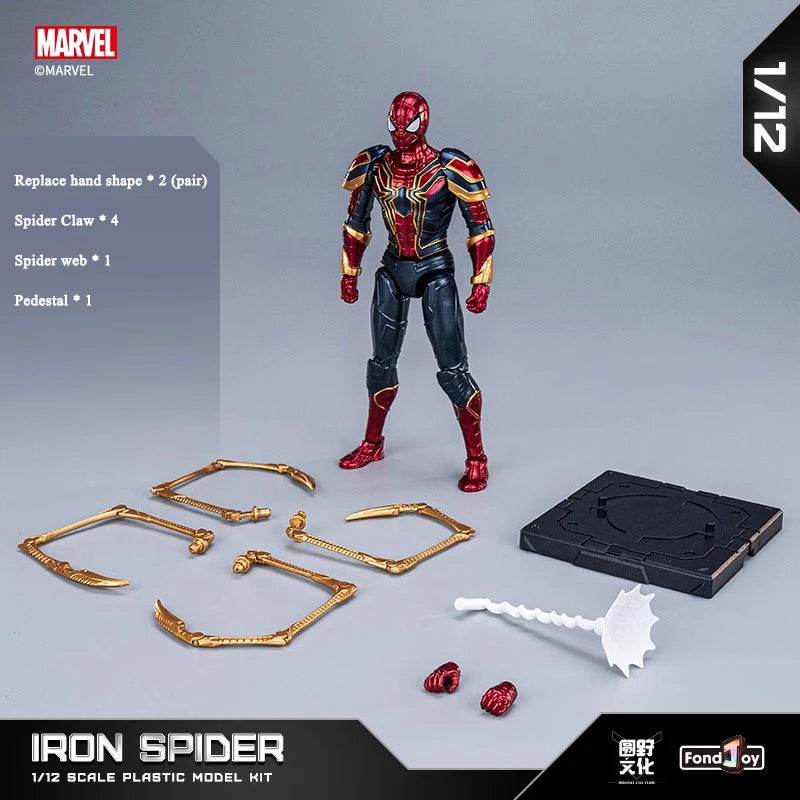 Original Fondjoy Marvel Figuren Hulk Thanos Captain America Spider-Man Thor Iron Man Cool Boy Spielzeug Custom Modelle Puppen Kinder Geschenke