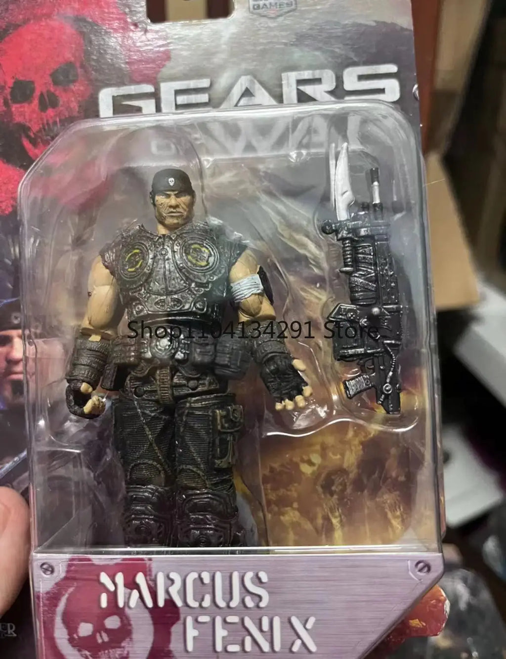 Original Storm Toys 1/12 Marcus Fenix Gears of War Soldier Model 6'' Beast Rider 18 cm Action Figure Model Gift Collection