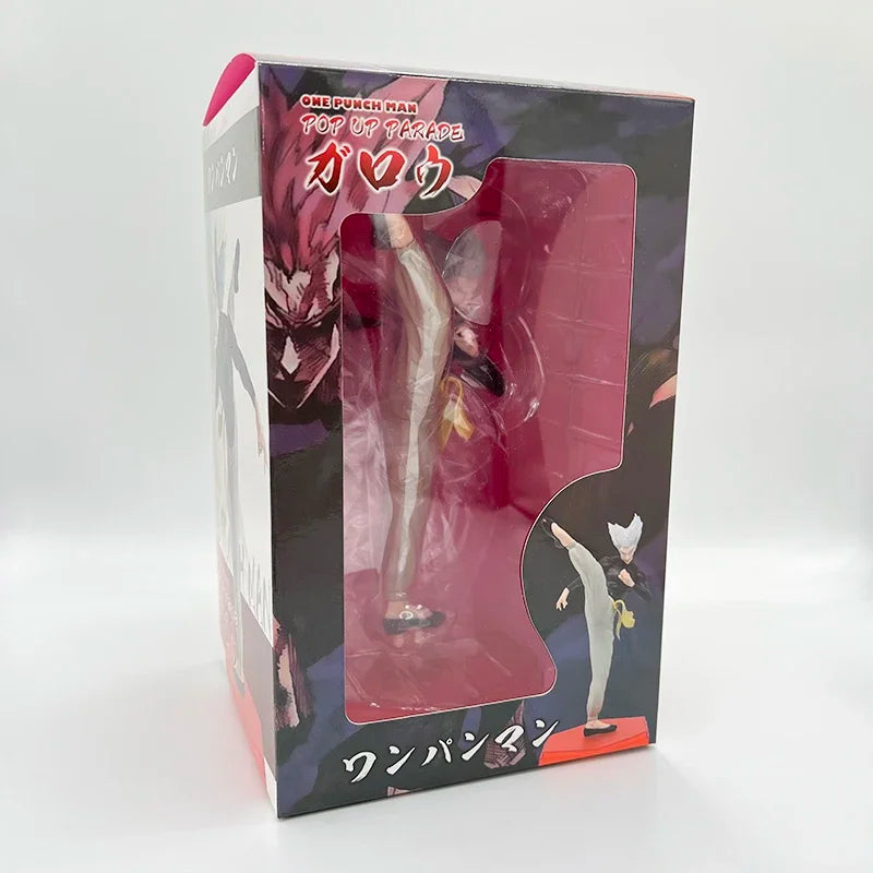 19cm POP UP PARADE One Punch Man Garou Anime Figure One Punch Man Saitama OPPAI Hoodie Action Figure Collection Model Doll Toys
