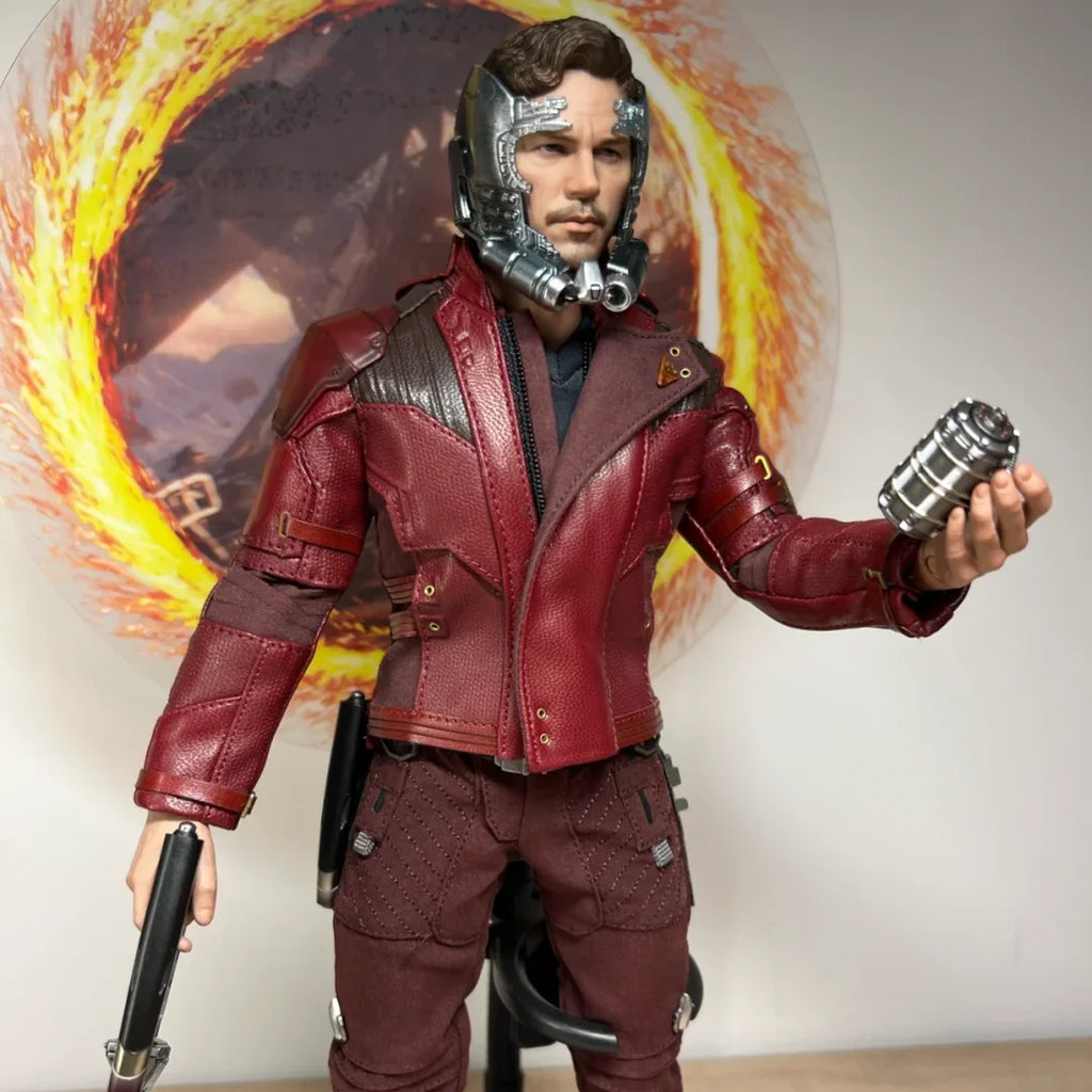 Original Hottoys Ht Mms539 Anime Figure Chris Pratt Star Lord Peter Quill Star Lord 3.0 Model 1:6 Full Set Collection Model