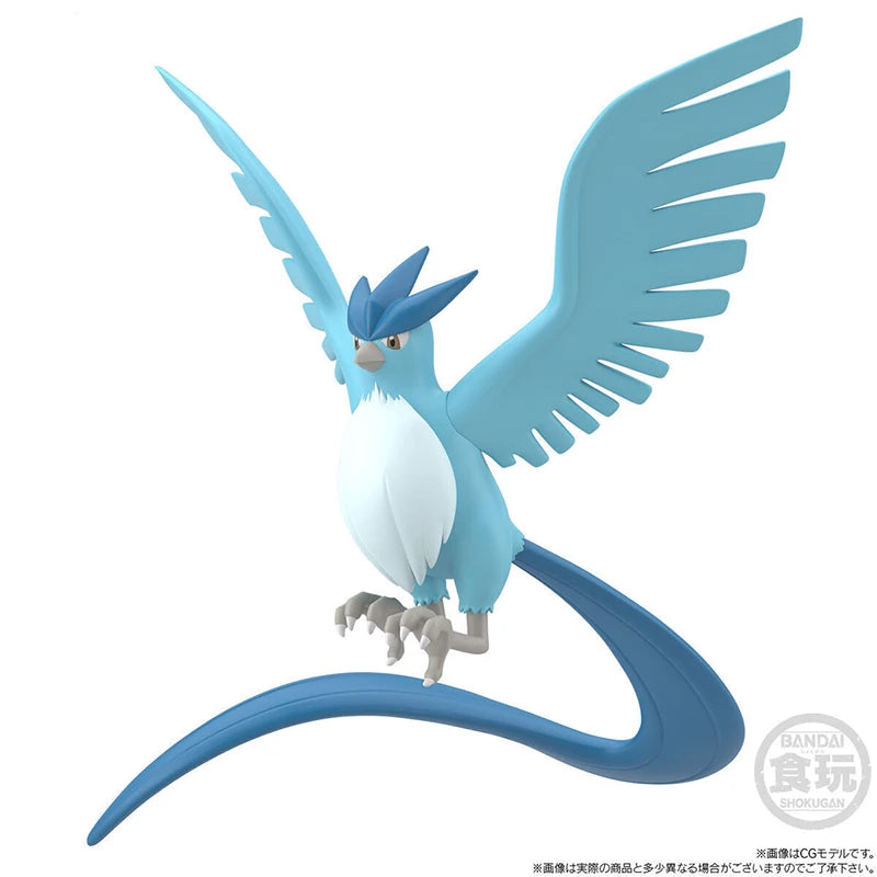 In Stock Bandai Original Box SCALE WORLD POKEMON FREEZER THUNDER FIRE Anime pvc figure model kit finished toy gift for kids