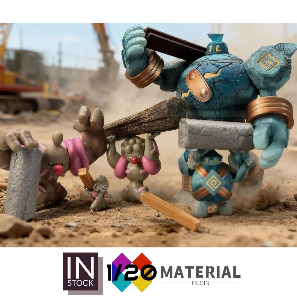 [In Stock]1/20 Resin Scale World [FT] – Timburr & Gurdurr & Conkeldurr