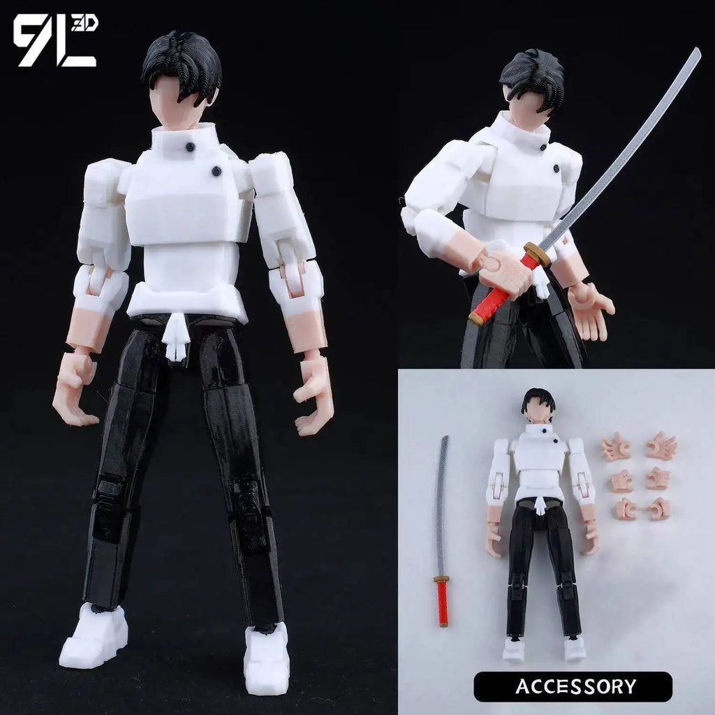 9L3D Gedruckt Lucky Dummy 13 Jujutsu Kaisen Gojo Satoru Toji Yuji Sukuna Anime Action Figuren Mannequin Yuuta Rika Modell T13 Spielzeug
