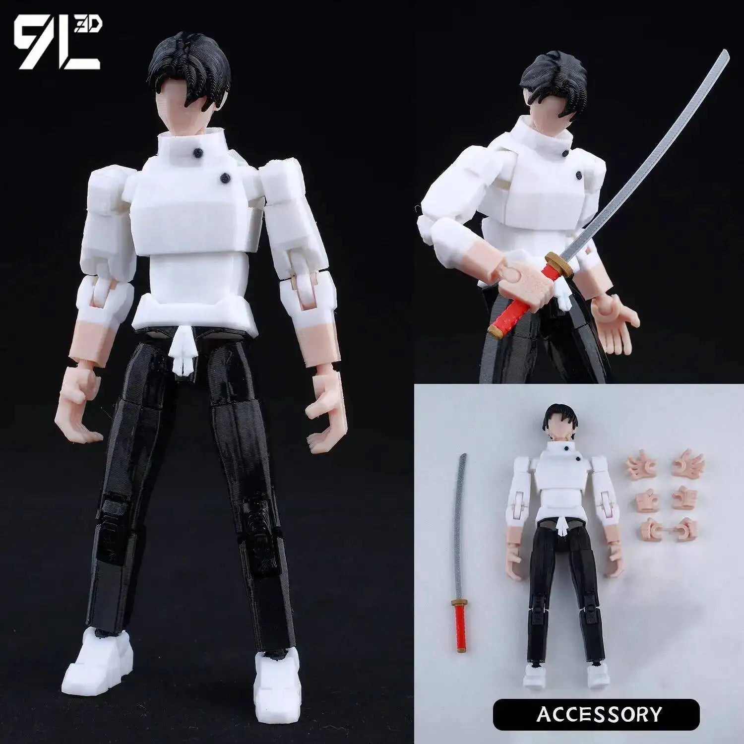 9L3D Gedruckt Lucky Dummy 13 Jujutsu Kaisen Gojo Satoru Toji Yuji Sukuna Anime Action Figuren Mannequin Yuuta Rika Modell T13 Spielzeug