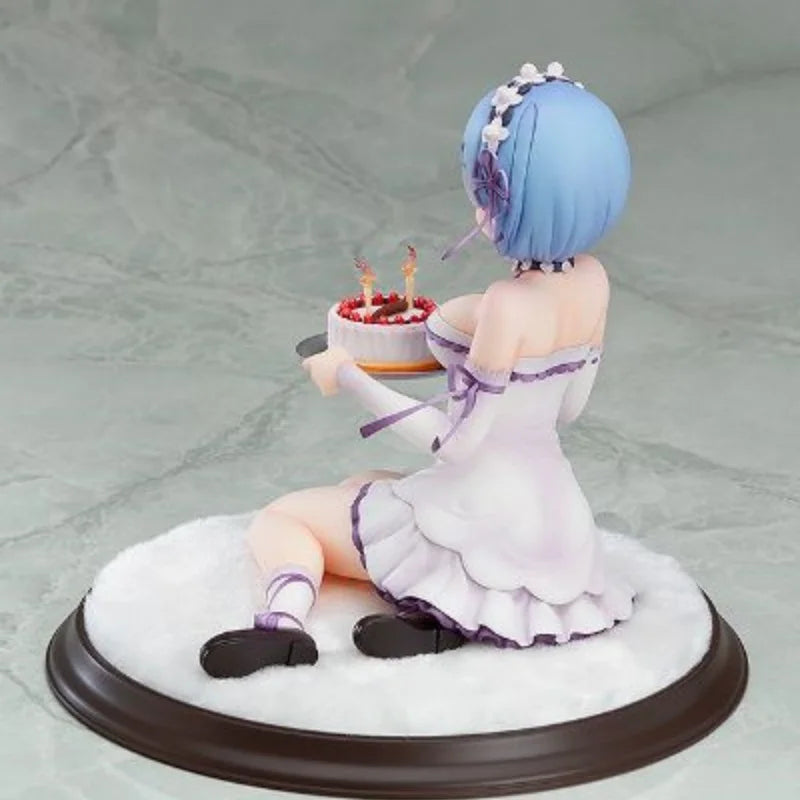 In Stock Genuine GOOD SMILE COMPANY Re:Zero Kara Hajimeru Isekai Seikatsu Rem 1/7 Birthday Cake Ver Anime Cartoon Garage Kit