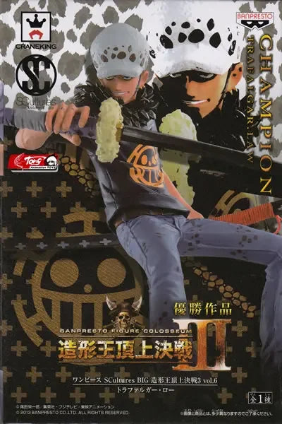 ONE PIECE Banpresto  COLOSSRUM Trafalgar D. Water Law Bandai Anime Figure Toy Gift Original Product