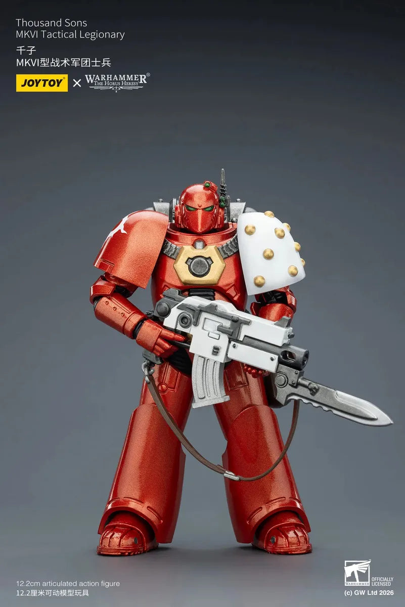 JOYTOY Warhammer 40000/40k The Horus Heresy Thousand Sons MKVI Tactical Legionary Action Figure Doll Decoration Collection Model