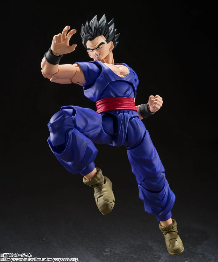 Bandai Dragon Ball Son Gohan Anime Action Figure 14cm SHF Superhero Doll Model Toy for Kids 100% Original in Stock