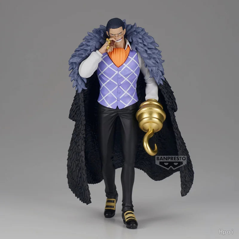Bandai Original Banpresto Anime One Piece THE Shukko Crocodile PVC Anime Action Figure Collectible Model Toys