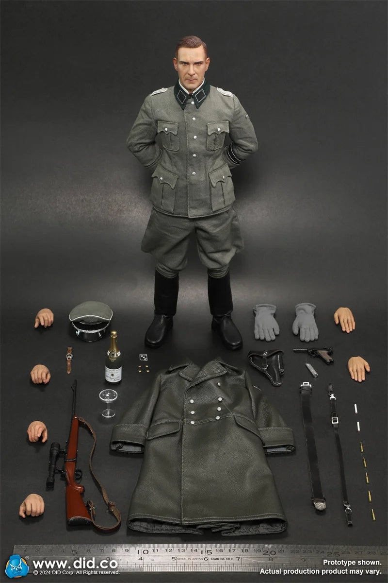 DID D80178 1/6 Scale Male Soldier German Second Lieutenant Full Set Collectible 12inch Action Figure Model Doll Toys