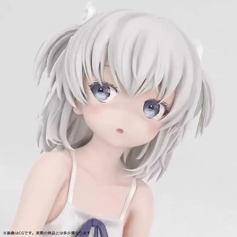 Lonely Rock Girl Gotoh Hitori Cute Sitting Figure Chino Mashiro Anime Beauty Model Car Pc Case Desktop Ornament Collectible Gift