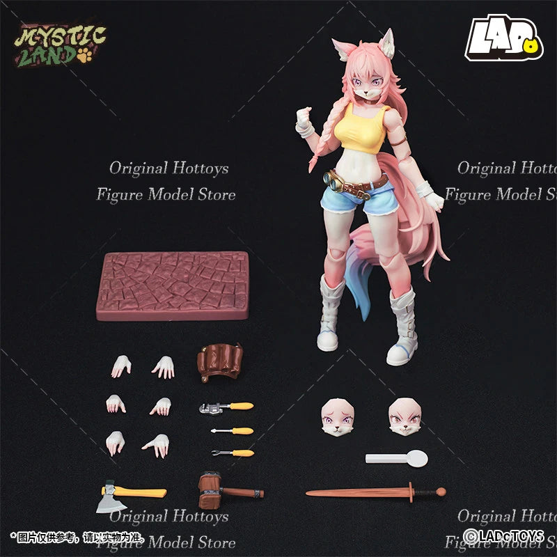 In Stock LADOTOYS ERA-001CL 1/12 Scale Female Soldier Liya Alopex Mystic Land Candyland Version Full Set 6'' Action Figure Doll