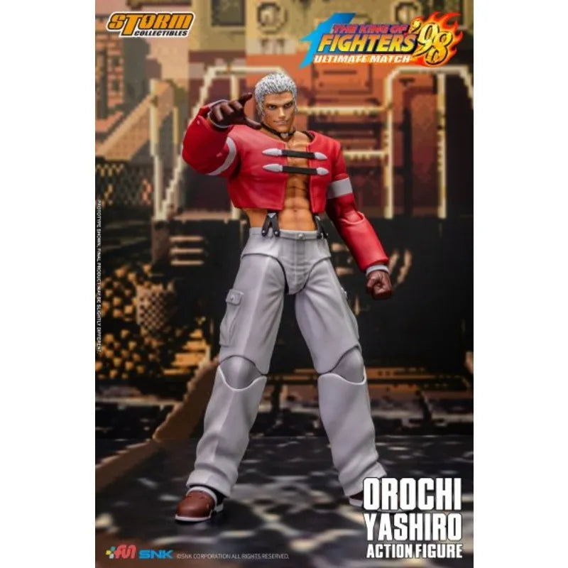 In Stock Storm Toys 1/12 Scale The King of Fighters '98 Yashiro Nanakase Anime Action Figure Model Doll Toys Hobby Collectible