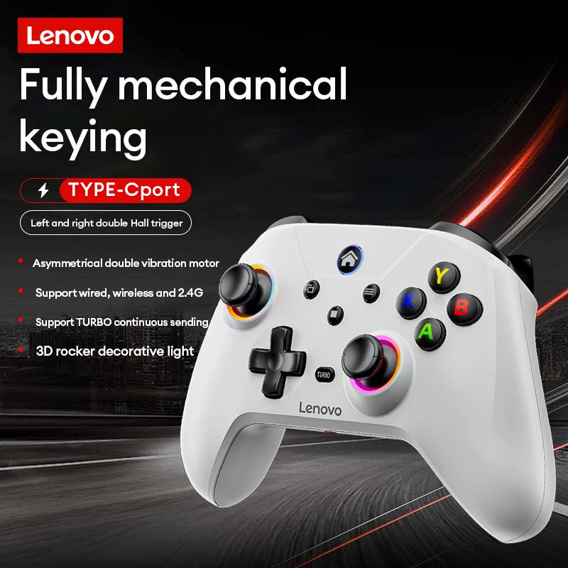 Lenovo S02 Wireless Controller Bluetooth Gamepad Joysticks Six-axis Dual Vibration For Nintendo Switch Android/IOS/PC Gamepad