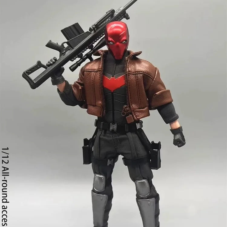 Toysremake Detective Comics Anime Mini Head Sculpt Ornament 6" Full Set Toys Trd001 1/12 Red Hood Movable Action Figure Gifts
