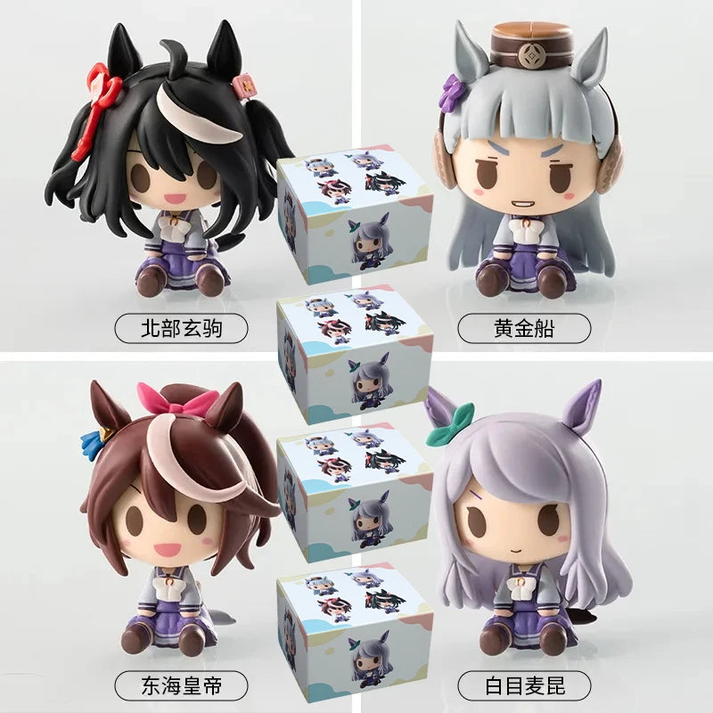 #2665 Umamusume Pretty Derby Mihono Bourbon Anime Figure Gold Ship/Tokai Teio/Matikanetannhauser Action Figure Model Doll Toys