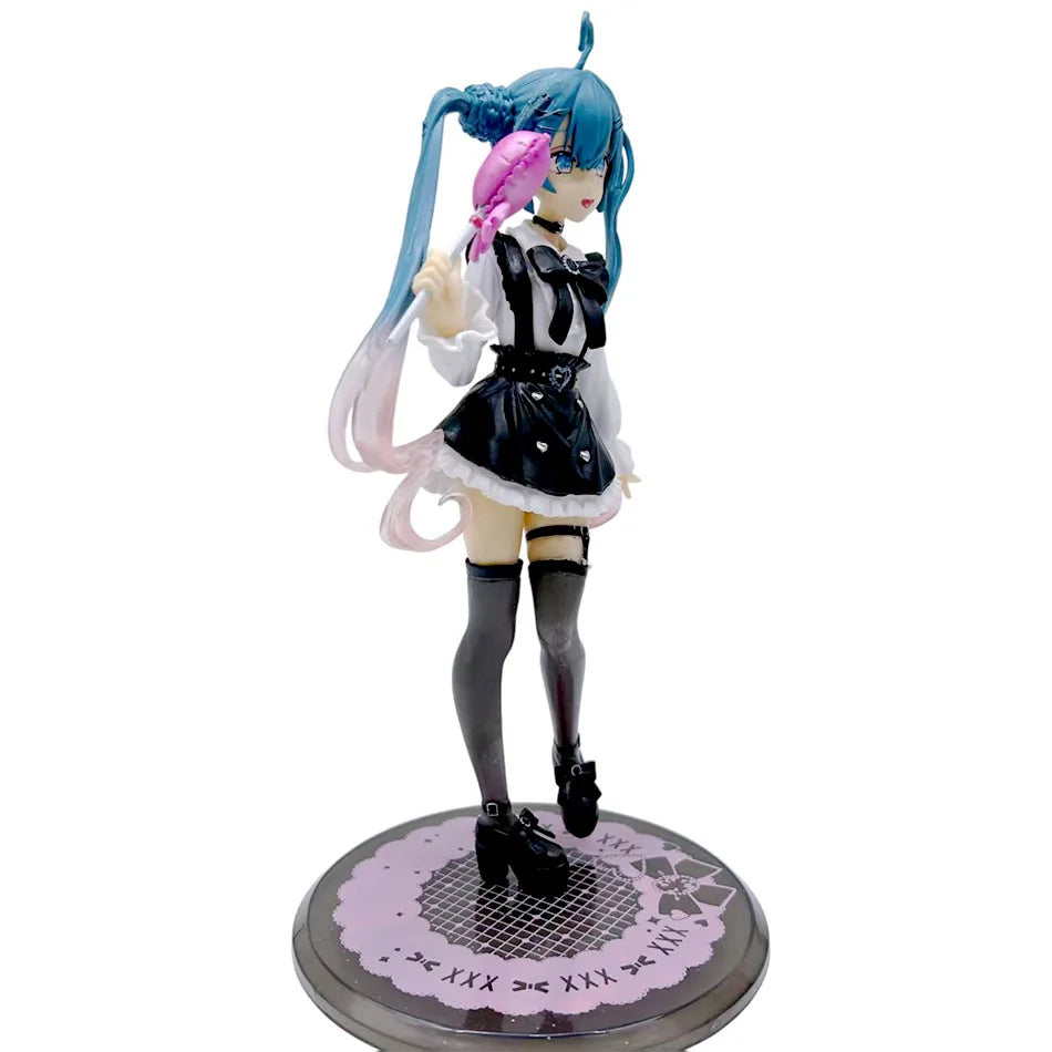 20CM Anime Hatsune Miku X Cinnamoroll Figure Anime Peripheral Collectible Models Decorative Decorations Children Kawaii Gift