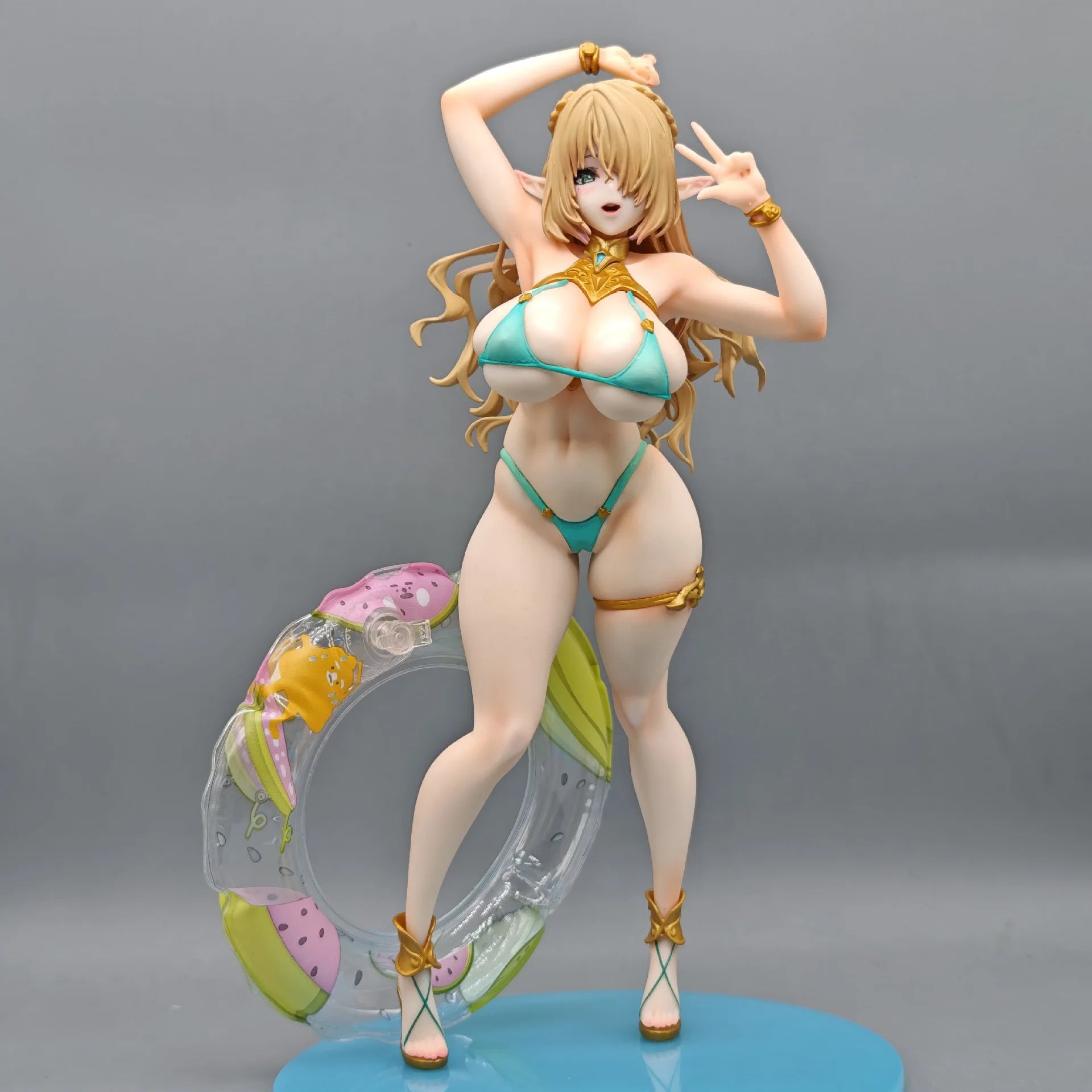 Elf Village Cecil Bathing Ver. GK Statue - Anime Figure Desktop Scene Model Elf Girl Collectible Gift & Trendy Art Toy