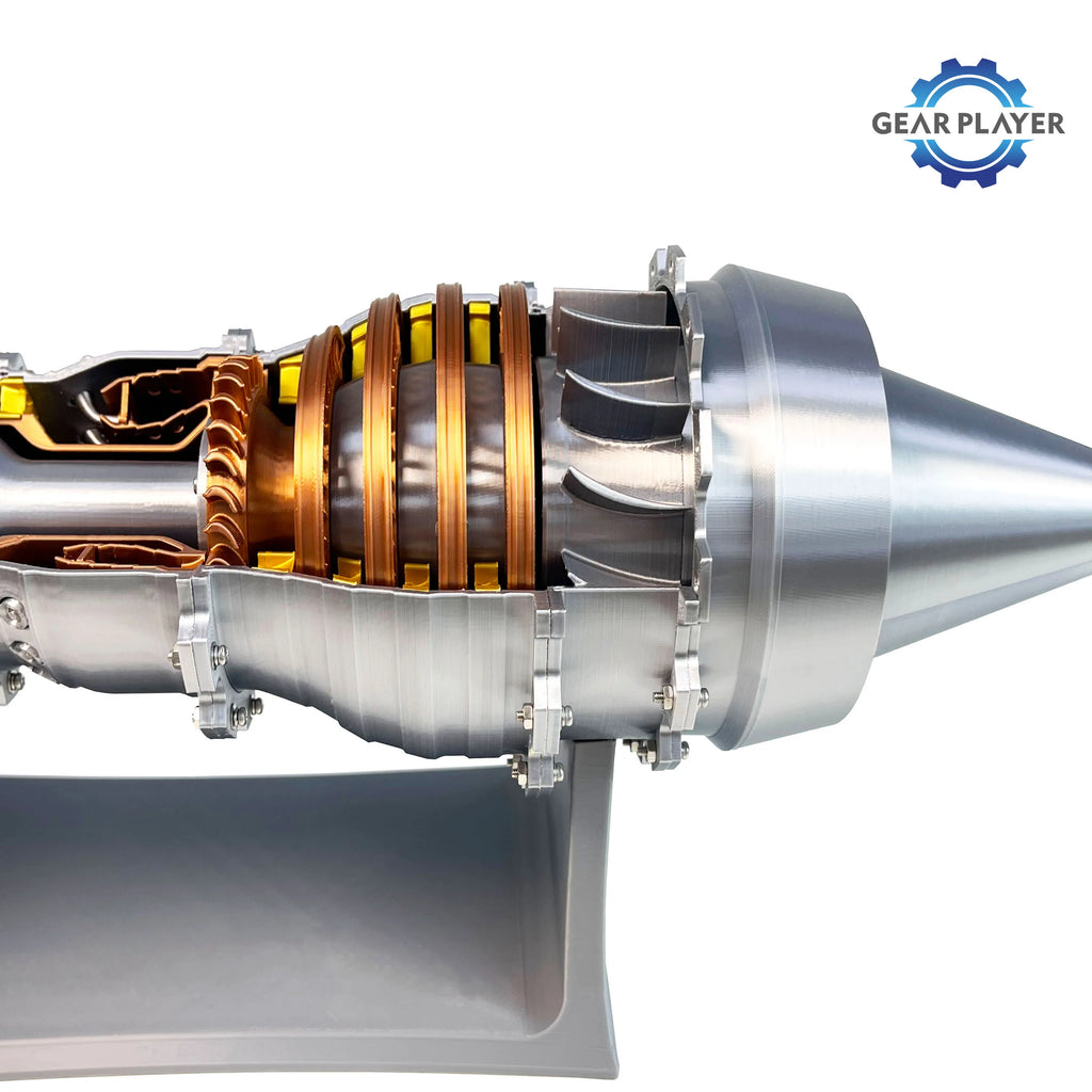Super large turbine engine model Engine model kit Assembling toy