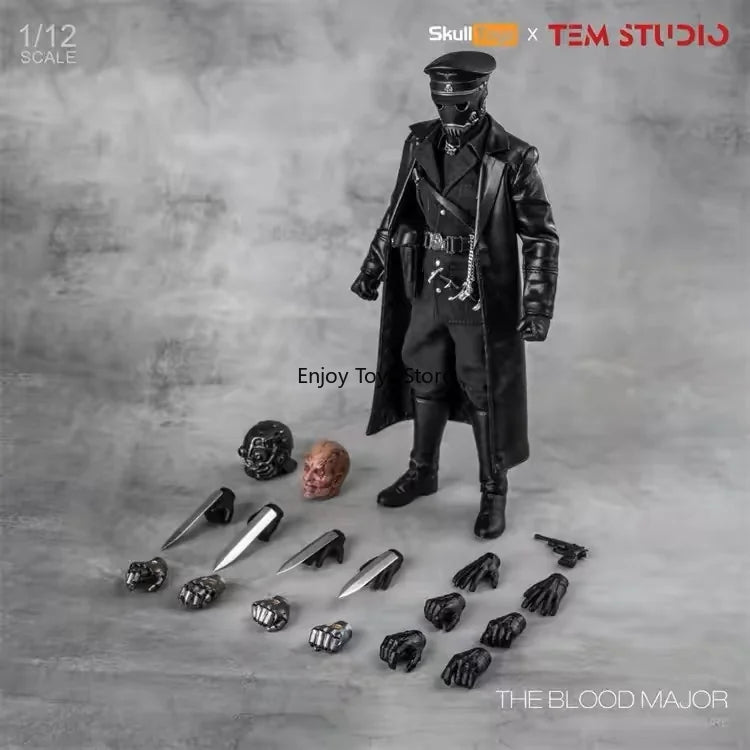 Spot Goods  Commander Scarlet Night 1/12 Clockworkman Hellboy 1/12 Movable Soldier Figure Model
