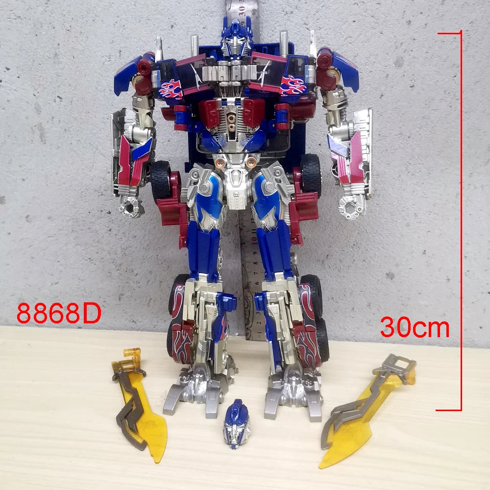 30CM Transformation Robot Toys Optimuss Prime Star Commander Magatron Bumblebe Car Movie Action Figure Deformation Anime Model